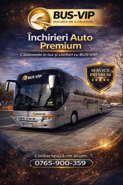 Service BUS VIP INCHIRIERI AUTOCARE SI MICROBUZE from Baia Mare, Maramureș