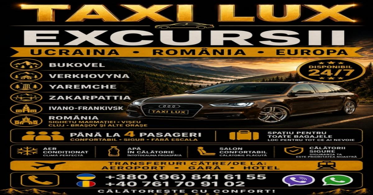 Service TAXI LUX EXCURSII TRANSFER picture 1
